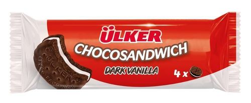 Ulker Dark Vanilla Chocosandwich Biscuit Bites 32 g - Ulker Dark Vanilla Chocosandwich Biscuit Bites 32 g