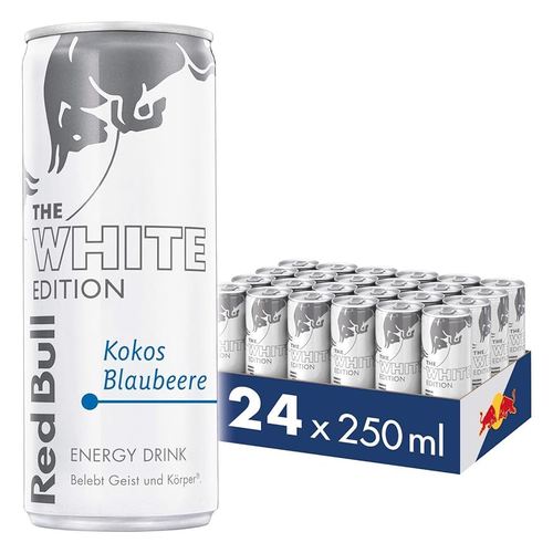 Red Bull White Edition Sugarfree Coconut & Berry Energy Drink 24 Pcs X 250 ml - Red Bull White Edition Sugarfree Coconut & Berry Energy Drink 24 Pcs X 250 ml