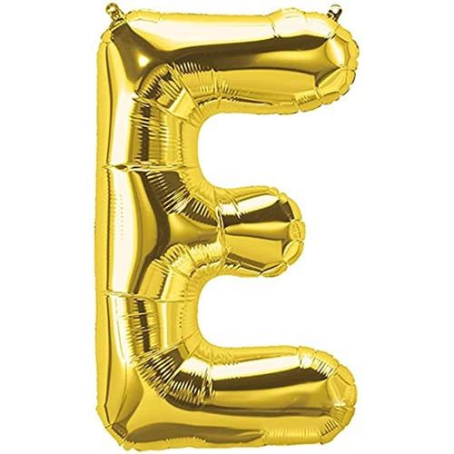 DSD Balloon Gold Letter E Uninflated 1 Pcs - DSD Balloon Gold Letter E Uninflated 1 Pcs