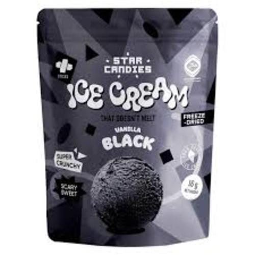 Star Candies Freeze Dried Vanilla Black Ice Cream Candy 16 g - Star Candies Freeze Dried Vanilla Black Ice Cream Candy 16 g