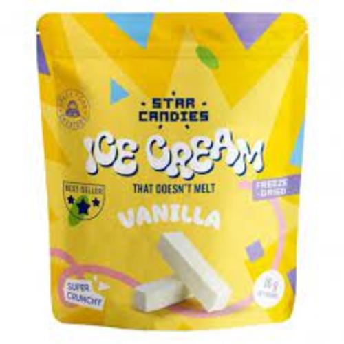 Star Candies Freeze Dried Vanilla Ice Cream Candy 16 g - Star Candies Freeze Dried Vanilla Ice Cream Candy 16 g
