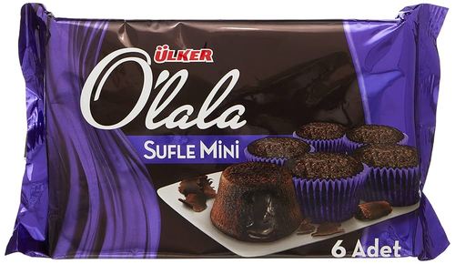 Ulker Olala Cake Chocolate Brownie Mine 6 Pcs 162 g - Ulker Olala Cake Chocolate Brownie Mine 6 Pcs 162 g