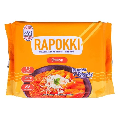 Good Seoul Korean Rapokki Cheese 132 g - Good Seoul Korean Rapokki Cheese 132 g