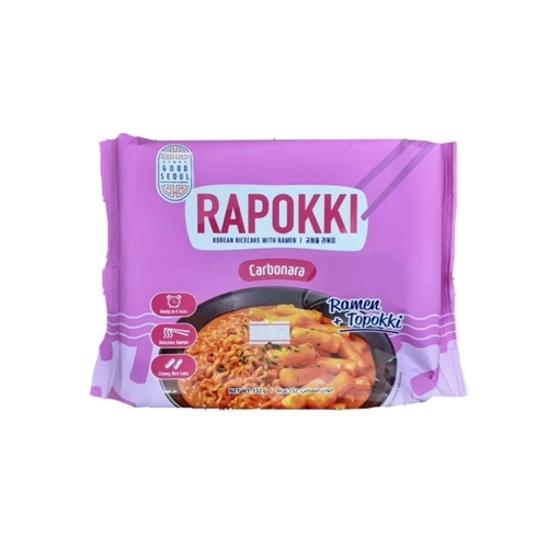 Good Seoul Korean Rapokki Carbonara 132 g - Good Seoul Korean Rapokki Carbonara 132 g