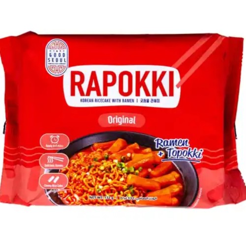 Good Seoul Korean Rapokki Original 132 g - Good Seoul Korean Rapokki Original 132 g