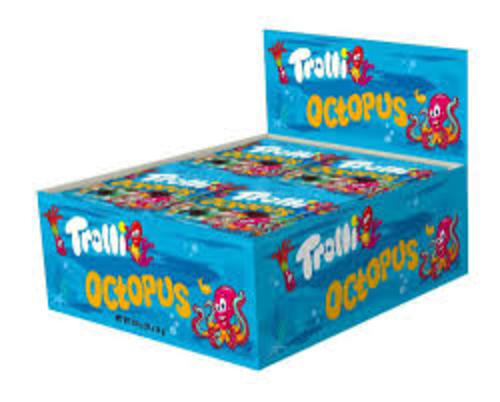 Trolli Gummi Candy Octopus 24 Pcs X 24 g - Trolli Gummi Candy Octopus 24 Pcs X 24 g