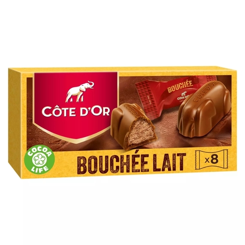 Bouchee Cote Dor Milk Chocolate 8 Pieces 200 g - Bouchee Cote Dor Milk Chocolate 8 Pieces 200 g
