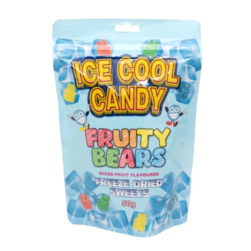 Ice Cool Candy Fruity Bears Freeze Dried Sweets 50 g - Ice Cool Candy Fruity Bears Freeze Dried Sweets 50 g