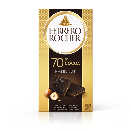 Ferrero Rocher Hazelnut Dark 70 % Cocoa 90 g - Ferrero Rocher Hazelnut Dark 70 % Cocoa 90 g
