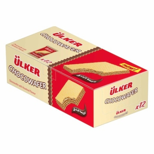 Ulker Choco Wafer with Hazelnut Cream 12 pcs * 25 g - Ulker Choco Wafer with Hazelnut Cream 12 pcs * 25 g