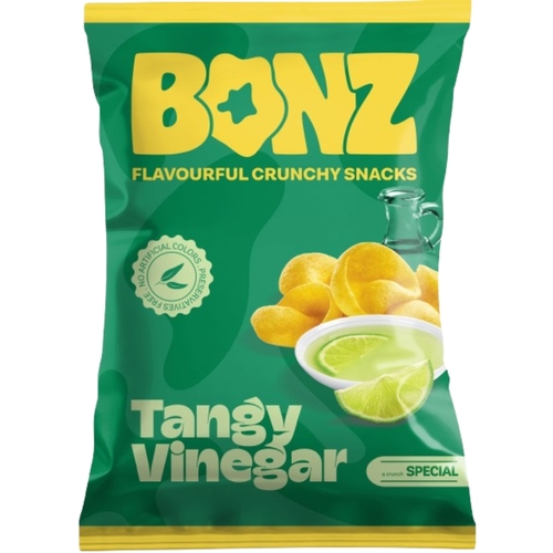 Bonz Tangy Vinegar Crunchy Snacks 40 g - Bonz Tangy Vinegar Crunchy Snacks 40 g