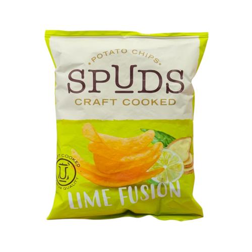 Spuds Lime Fusion Potato Chips Craft Cooked 40 g - Spuds Lime Fusion Potato Chips Craft Cooked 40 g