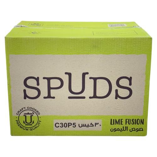 Spuds Lime Fusion Potato Chips Craft Cooked 30 Pcs X 40 g - Spuds Lime Fusion Potato Chips Craft Cooked 30 Pcs X 40 g