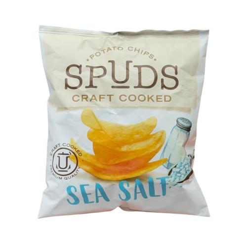 Spuds Sea Salt Potato Chips Craft Cooked 40 g - Spuds Sea Salt Potato Chips Craft Cooked 40 g