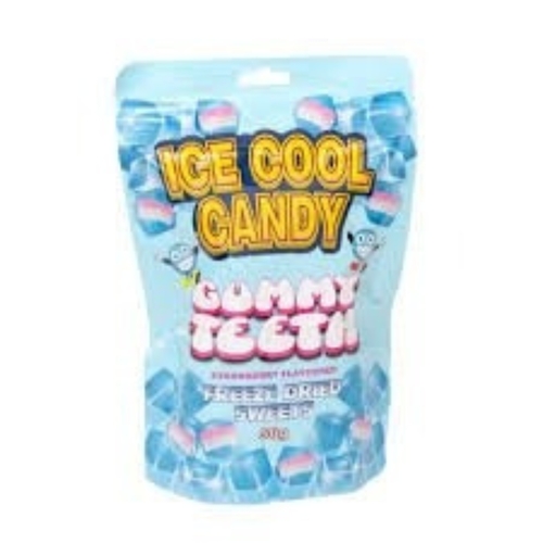 Ice Cool Candy Gummy Teeth Freeze Dried Sweets 50 g - Ice Cool Candy Gummy Teeth Freeze Dried Sweets 50 g