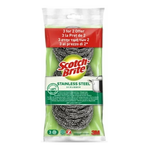 Scotch Brite Wire Cleaning Sponges 3 PCS - Scotch Brite Wire Cleaning Sponges 3 PCS