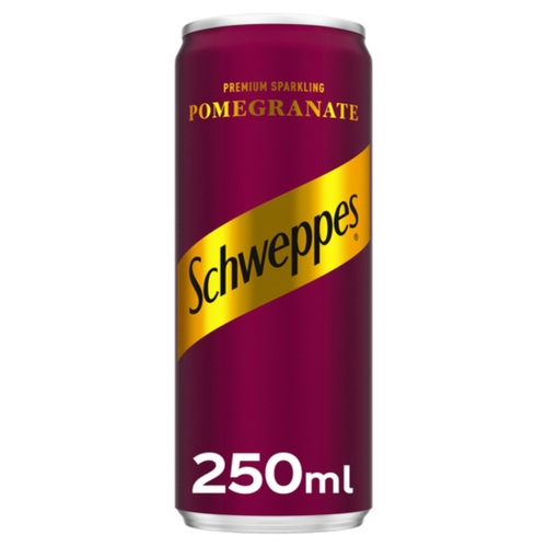 Schweppes Pomegranate Flavored Soft Drink 250 ml - Schweppes Pomegranate Flavored Soft Drink 250 ml