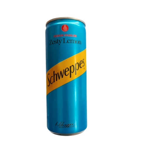 Schweppes Zesty Lemon Flavored Soft Drink 250 ml - Schweppes Zesty Lemon Flavored Soft Drink 250 ml