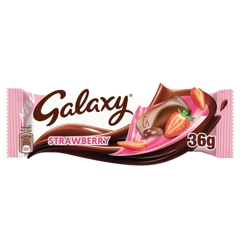 Galaxy Strawberry Chocolate Bar 36 g - Galaxy Strawberry Chocolate Bar 36 g