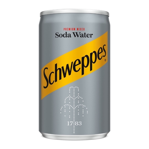 Schweppes Soda Water Flavored Soft Drink 150 ml - Schweppes Soda Water Flavored Soft Drink 150 ml