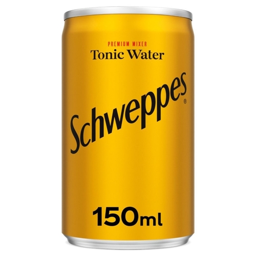 Schweppes Tonic Water Flavored Soft Drink 150 ml - Schweppes Tonic Water Flavored Soft Drink 150 ml