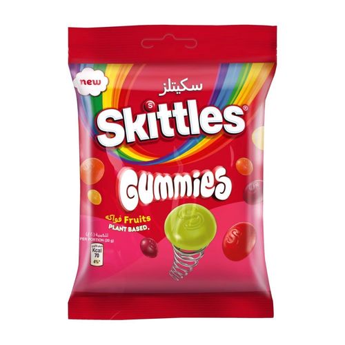 Skittles Gummies Fruits Candy 60 g - Skittles Gummies Fruits Candy Bag 60 g