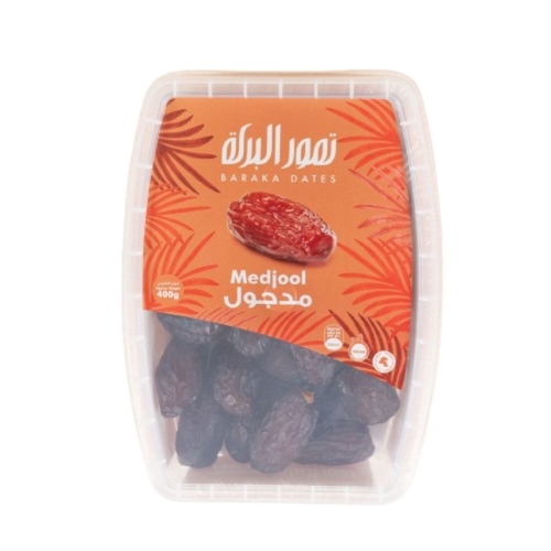 Baraka Dates Medjool Box 400 g - Baraka Dates Medjool Box 400 g