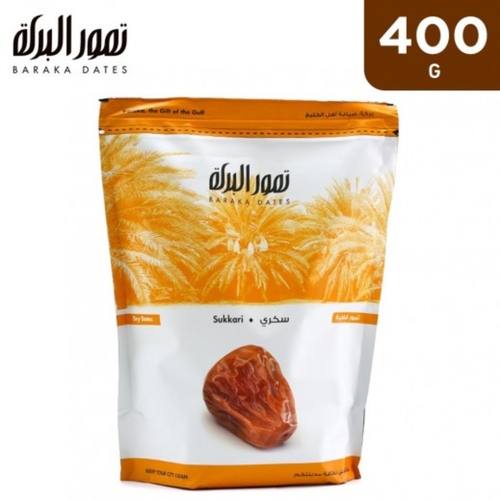 Baraka Dates Sukkari Bag 400 g - Baraka Dates Sukkari Bag 400 g