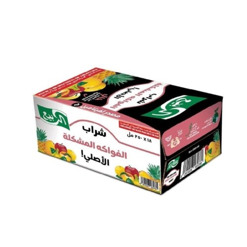Alrabie Fruit Cocktail Drink 18 PCS X 125 ml - Alrabie Fruit Cocktail Drink 18 PCS X 125 ml
