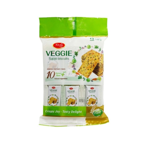 Richy Veggie Sable Biscuits 144 g - Richy Veggie Sable Biscuits 144 g
