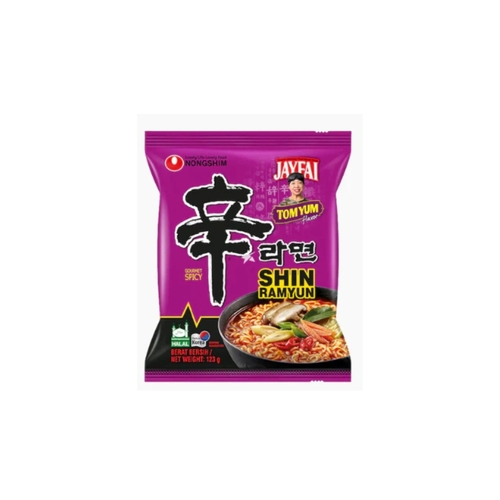 Nongshim Shin Ramyun Jayfal Tom Yum Noodles 123 g - Nongshim Shin Ramyun Jayfal Tom Yum Noodles 123 g