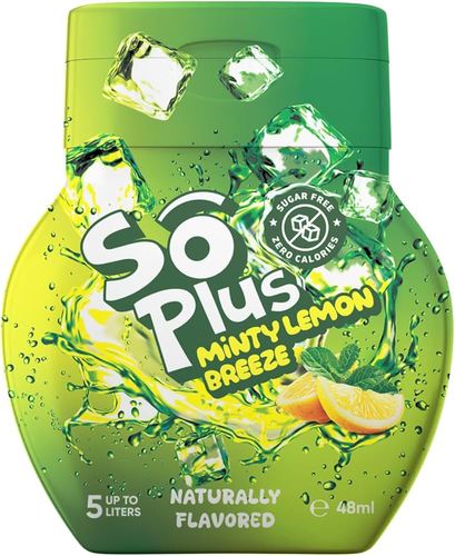 So Plus Lemon & Mint Water Enhancer 48 ml - So Plus Lemon & Mint Water Enhancer 48 ml