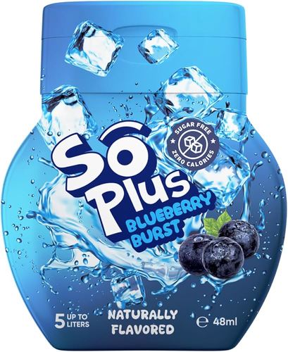 So Plus Blueberry Water Enhancer 48 ml - So Plus Blueberry  Water Enhancer 48 ml