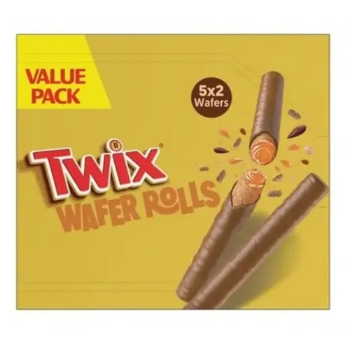 Twix Wafer Rolls Value Pack 5 Pcs X 22.5 g - Twix Wafer Rolls Value Pack 5 Pcs X 22.5 g