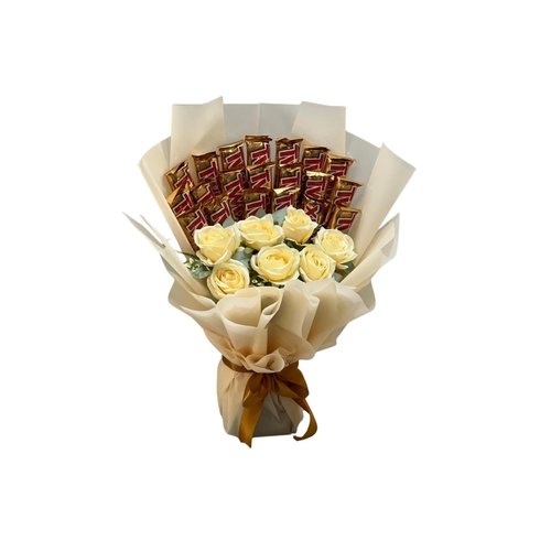 Bouquet Flowers Apricot color Twix - Bouquet Flowers Apricot color Twix