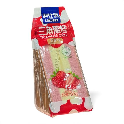 Lex Jazz Lemon & Strawberry Flavored Cake 120 g - Lex Jazz Lemon & Strawberry Flavored Cake 120 g