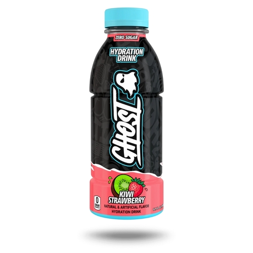 Ghost Hydration Drink Kiwi Strawberry Zero Sugar 500 Ml - Ghost Energy Drink Kiwi Strawberry Zero Sugar 500 Ml