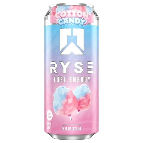 Ryse Fuel Energy Drink Cotton Candy Zero Sugar 473 Ml - Ryse Fuel Energy Drink Cotton Candy Zero Sugar 473 Ml