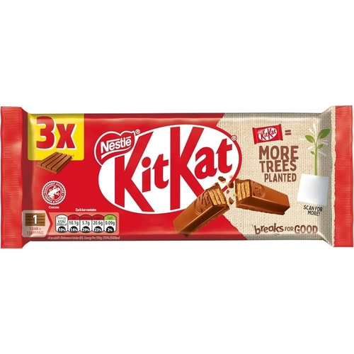 Kitkat 4 fingers UK 3 PCS X 41.5 g - Kitkat 4 fingers UK 3 PCS X 41.5 g
