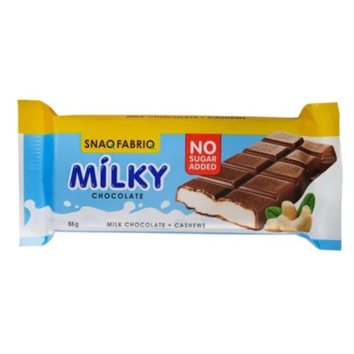 Snaq Fabriq Milky Chocolate With Cashew Butter Filling 55 g - Snaq Fabriq Milky Chocolate With Cashew Butter Filling 55 g