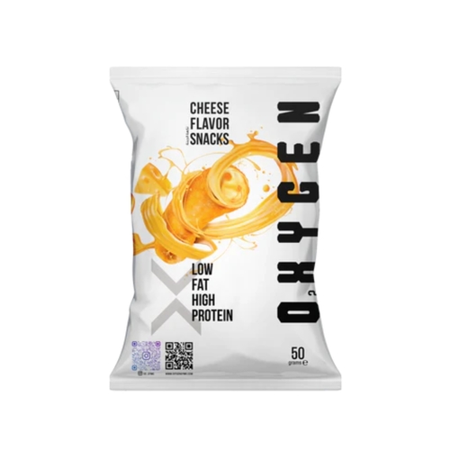 Happy Basket Grocery - Oxygen Cheese Flavor Protein Snacks 50 g - Oxygen Cheese Flavor Protein Snacks 50 g