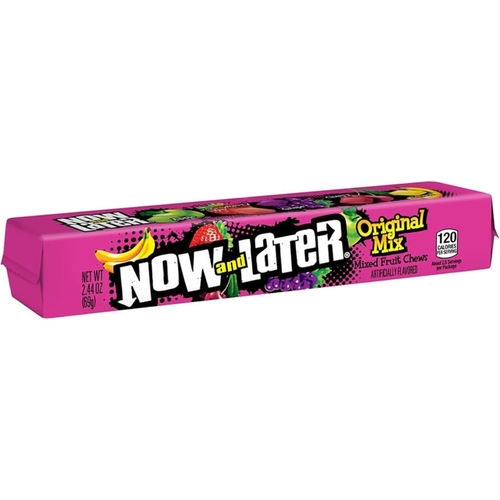 Now And Later Mixed Fruit Chewy Candy 69 g - Now And Later Mixed Fruit Chewy Candy 69 g