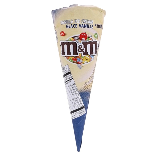 M&MS Vanilla Ice Cream Cone 110 ml - M&MS Vanilla Ice Cream Cone 110 ml