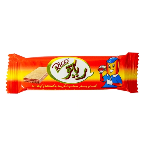 Rico Wafer Filled With Chocolate Cream 17.6 g - Rico Wafer Filled With Chocolate Cream 17.6 g