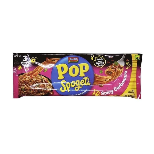 Indomie Pop Spageti Spicy Carbonara 84 g‏ - Indomie Pop Spageti Spicy Carbonara 84 g‏
