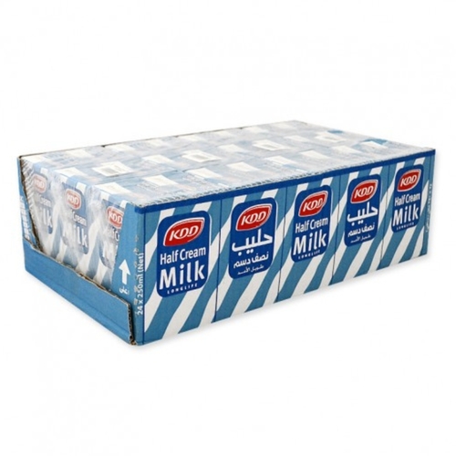 KDD Half Cream Milk 24 PCS X 250 ml - KDD Half Cream Milk 24 PCS X 250 ml