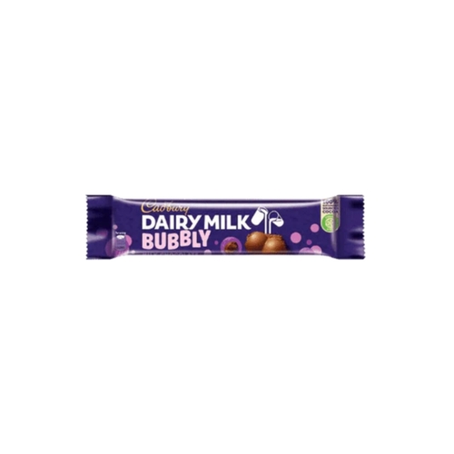 Cadbury Dairy Milk Bubbly Milk Chocolate 24 g - Cadbury Dairy Milk Bubbly Milk Chocolate 24 g