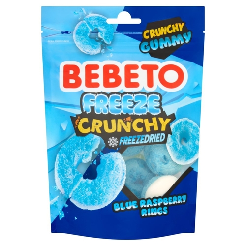 Bebeto Freeze Dried Crunchy Blue Raspberry 35 g - Bebeto Freeze Dried Crunchy Blue Raspberry 35 g