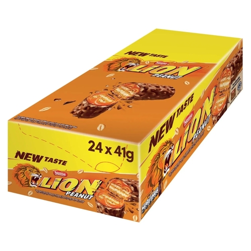 Nestle Lion Peanut Chocolate 24 Pcs X 41 g - Nestle Lion Peanut Chocolate 24 Pcs X 41 g