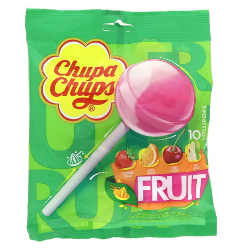 Chupa Chups Fruit Lollipops 10 pieces 120 g - Chupa Chups Fruit Lollipops 10 pieces 120 g